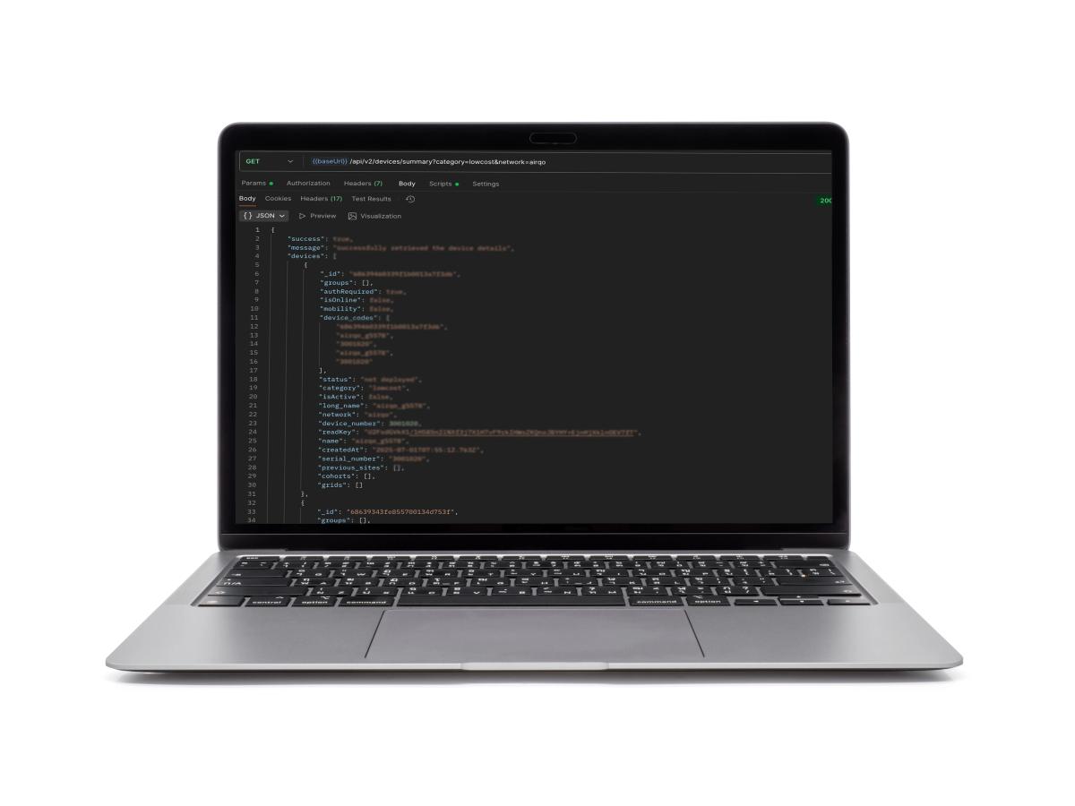 AirQo API Console - African air quality data API for developers API Console Data - AirQo API for African air quality data developers